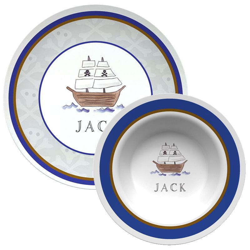 Ahoy Matey Kids Dinnerware - Kelly Hughes Designs