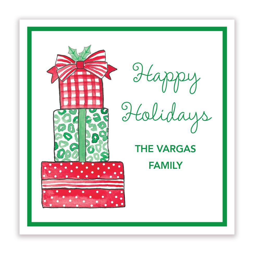 All Wrapped Up gift sticker - Kelly Hughes Designs