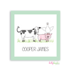 Barnyard Bunch Kids Calling Card - Kelly Hughes Designs