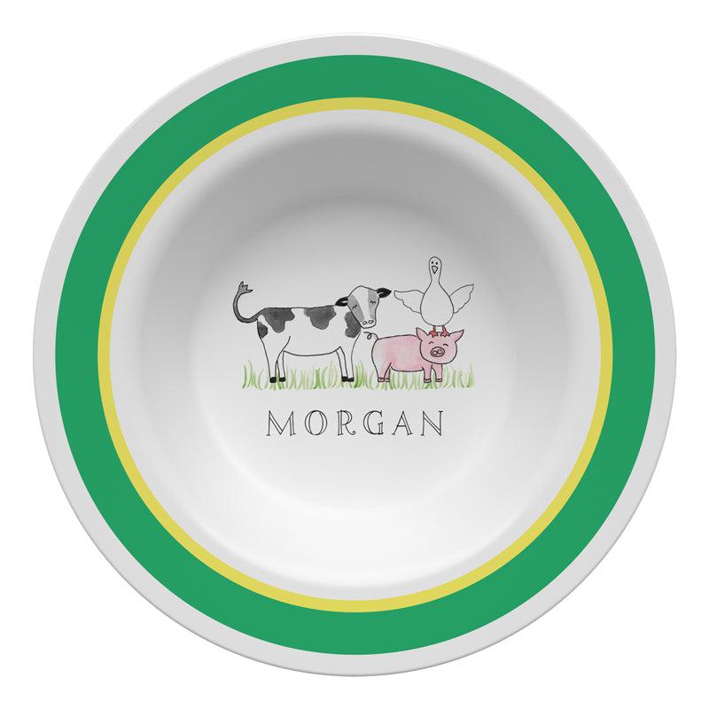 Barnyard Kids Dinnerware - Kelly Hughes Designs