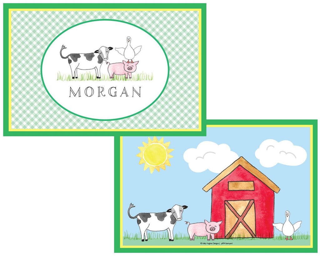 Barnyard Kids Dinnerware - Kelly Hughes Designs
