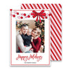 Big Red Bow Photo Card - Kelly Hughes Designs