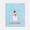 Frosty Man Cozy Blanket