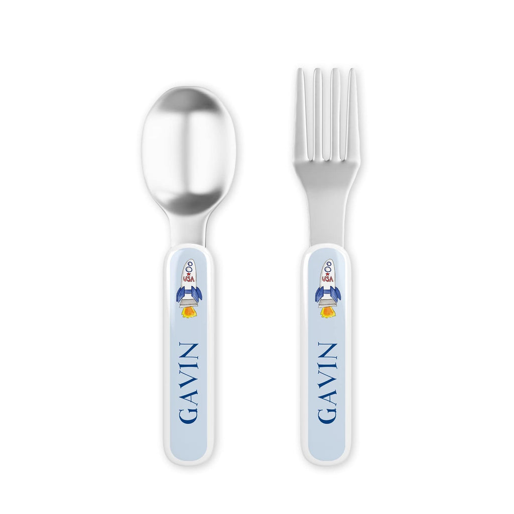Blast Off Kids Dinnerware - Kelly Hughes Designs