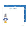 Blast Off Kids Flat Note Cards - Kelly Hughes Designs
