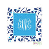 Blue China Monogrammed Enclosure Card - Kelly Hughes Designs