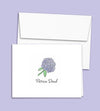 Blue Hydrangea Folded Note Cards - Kelly Hughes Designs