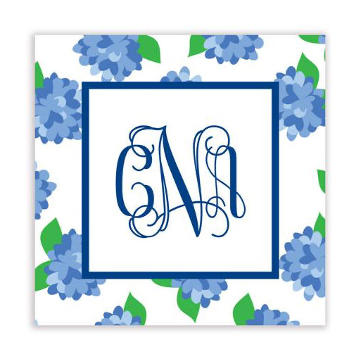Blue Hydrangea Gift Stickers - Kelly Hughes Designs