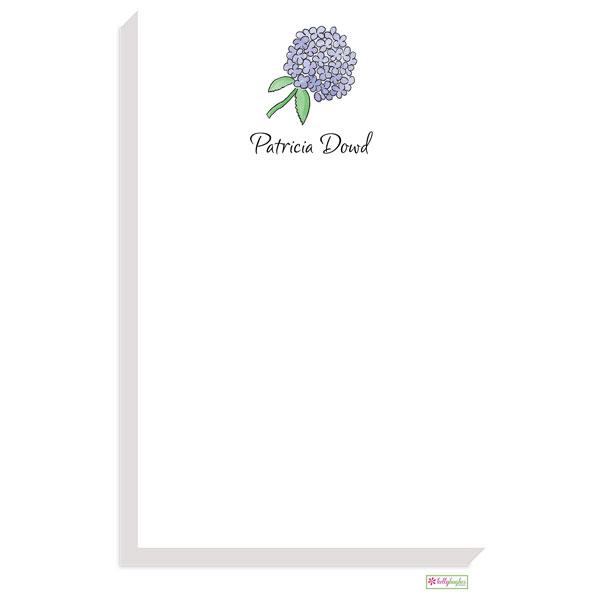 Blue Hydrangea Notepad - Kelly Hughes Designs