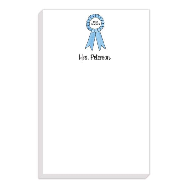 Blue Ribbon Notepad - Kelly Hughes Designs