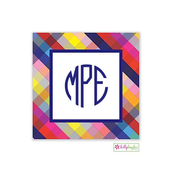 Bright Gingham Enclosure Card - Kelly Hughes Designs