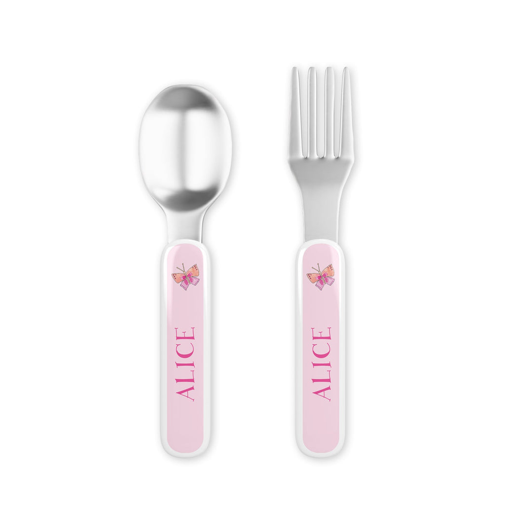 Butterfly Kisses Kids Dinnerware - Kelly Hughes Designs