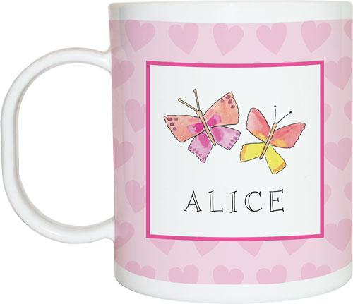 Butterfly Kisses Kids Dinnerware - Kelly Hughes Designs