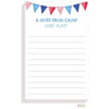 Camp Flags Notepad - Kelly Hughes Designs
