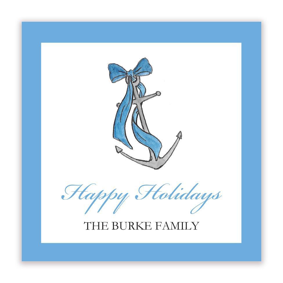 Coastal Holiday gift sticker - Kelly Hughes Designs