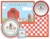 Down on the Farm Kids Dinnerware - Kelly Hughes Designs