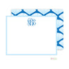 Seashell Print Flat Note Cards