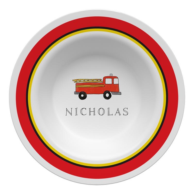 Firetruck Bowl - Kelly Hughes Designs