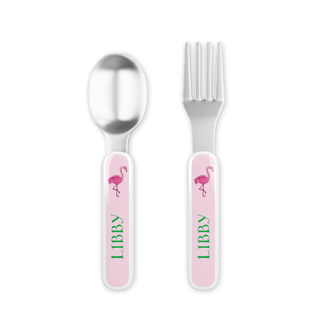 Flamingo Fun Kids Dinnerware - Kelly Hughes Designs