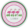 Flamingo Fun Kids Plate - Kelly Hughes Designs
