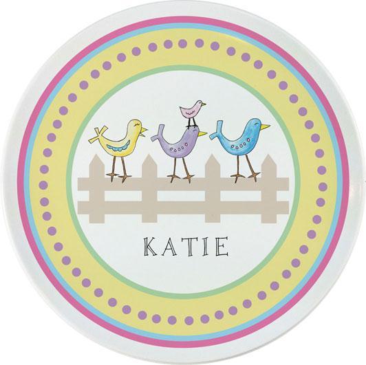 For the Birds Kids Dinnerware - Kelly Hughes Designs
