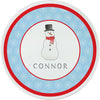 Frosty Man Kids Plate - Kelly Hughes Designs