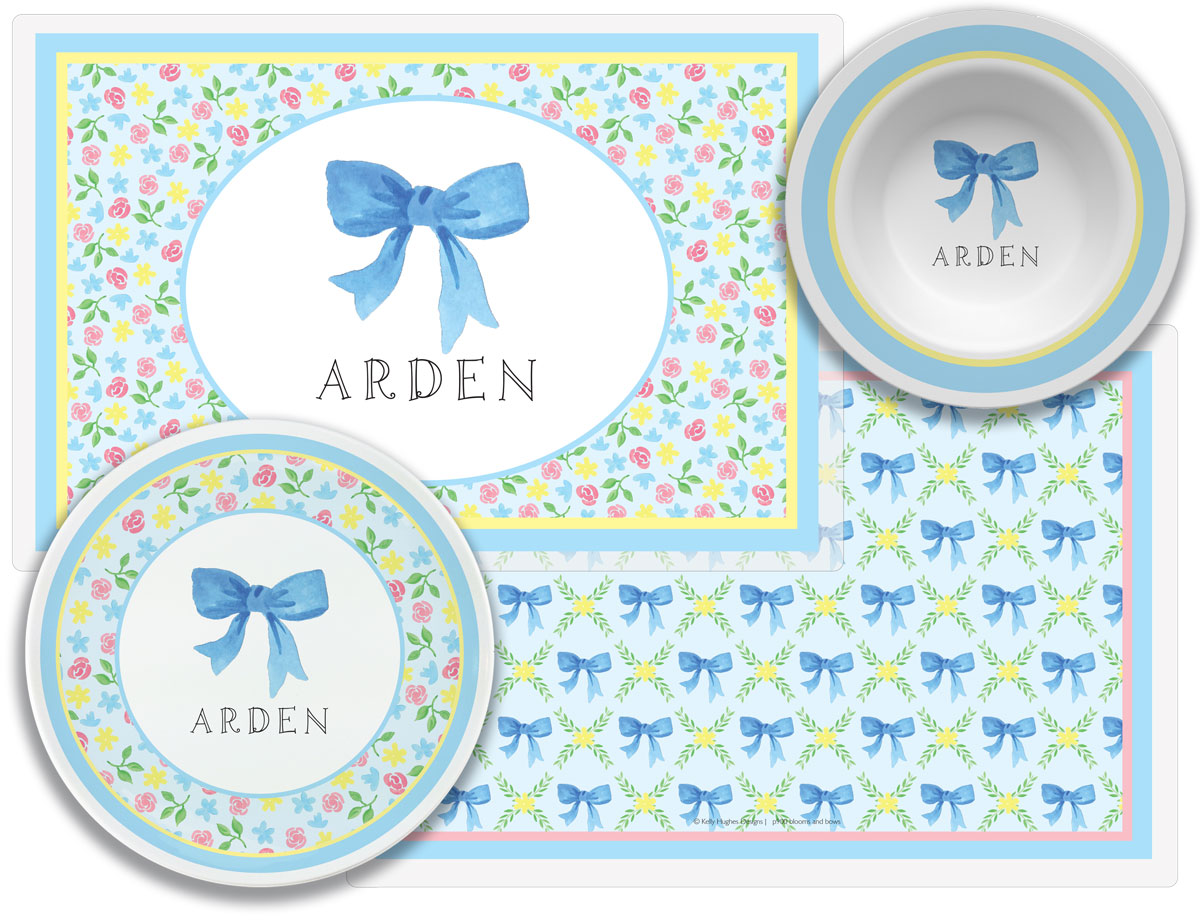 Blooms and Bows Kids Dinnerware