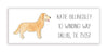 Furry Friends Address Label - click to choose breed - Kelly Hughes Designs