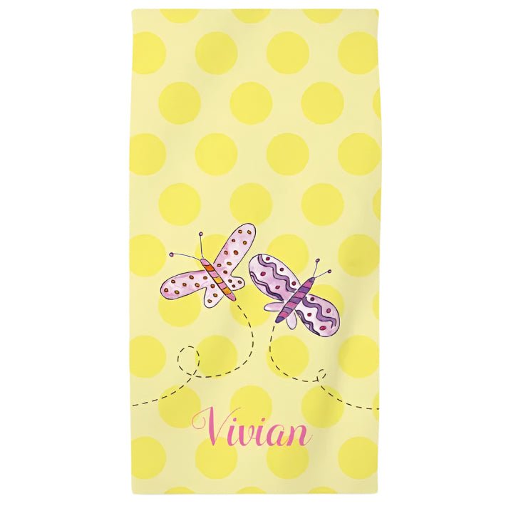 Garden Party Kids beach towel - Kelly Hughes Designs
