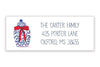 Ginger Jar address label - Kelly Hughes Designs