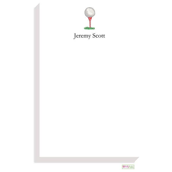 Golf Nut Notepad - Kelly Hughes Designs