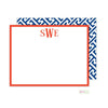 Greek Key Flat Note Cards - Kelly Hughes Designs