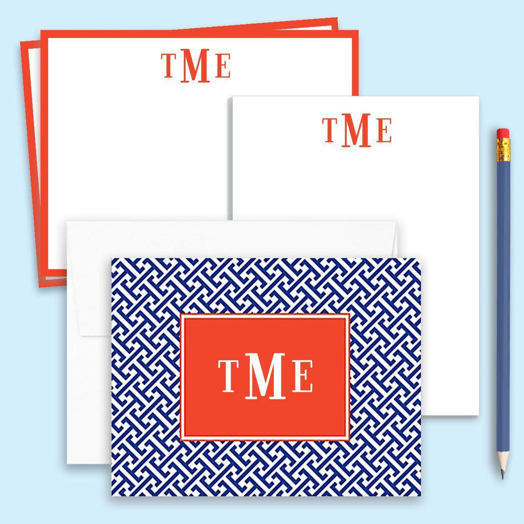 Greek Key stationery gift set - Kelly Hughes Designs