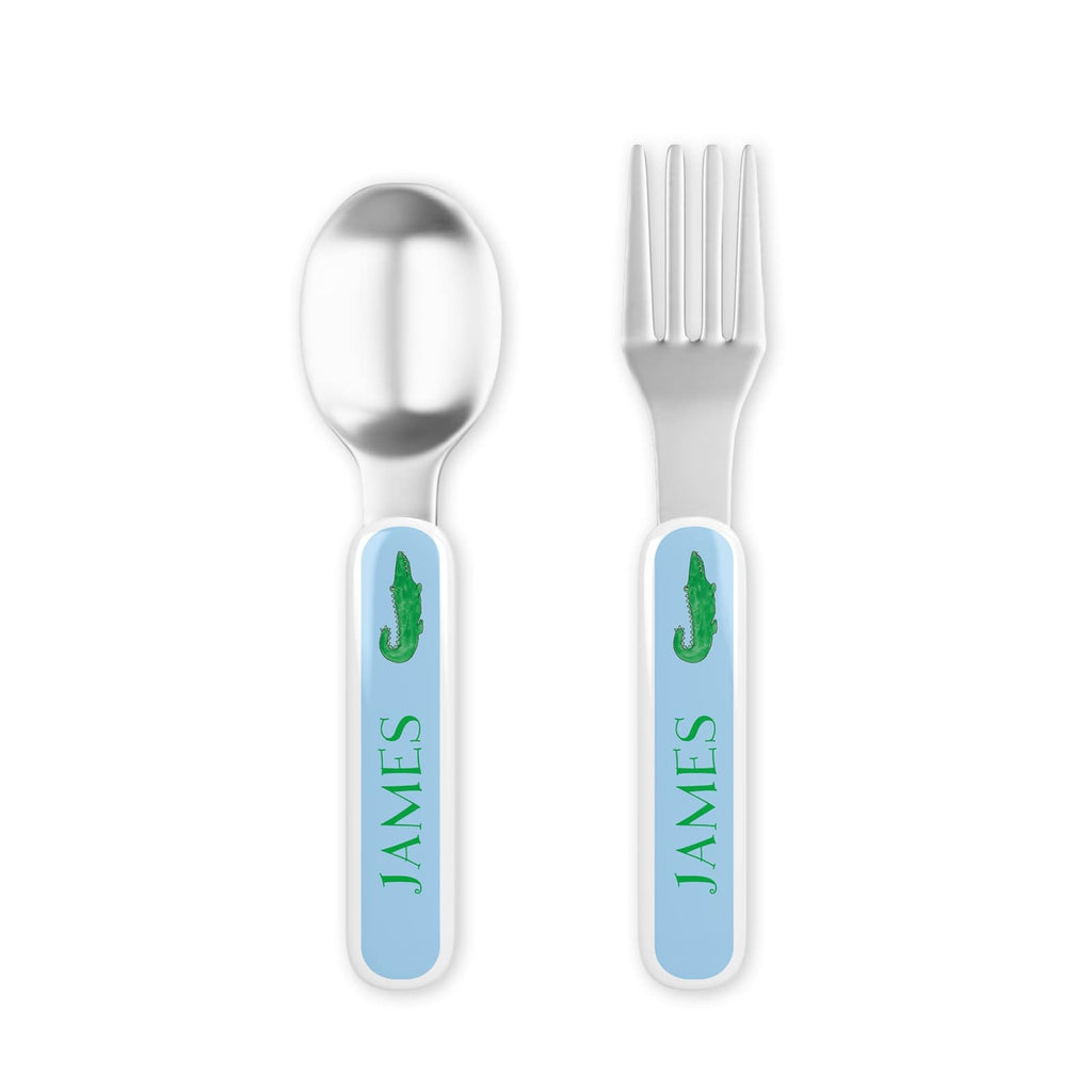 Green Gator Kids Dinnerware - Kelly Hughes Designs