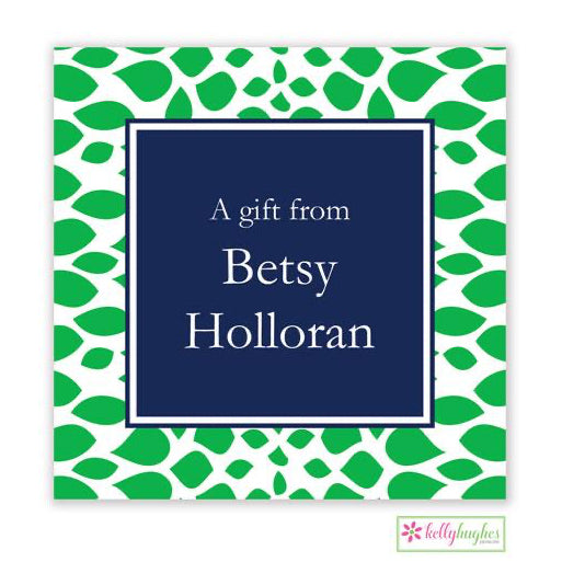 Green Reptile Gift Stickers - Kelly Hughes Designs