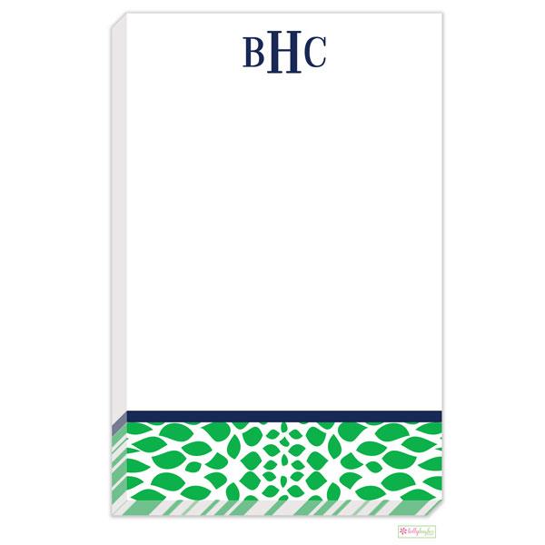 Green Reptile Notepad - Kelly Hughes Designs