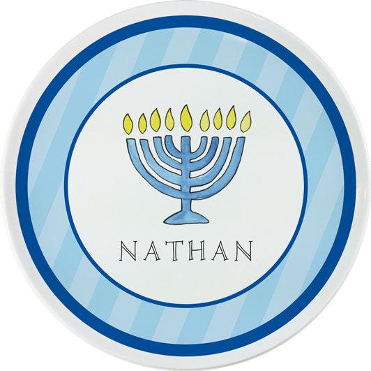 Hanukkah Kids Plate - Kelly Hughes Designs