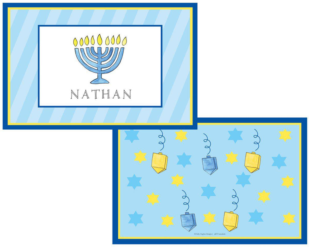 Hanukkah placemat - Kelly Hughes Designs