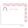 Happy Rainbow Flat Note Cards - Kelly Hughes Designs