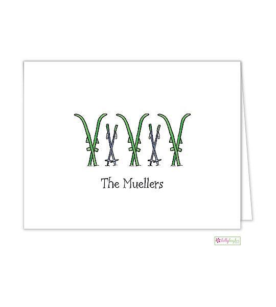 Hit the Slopes Folded Note Cards - Kelly Hughes Designs