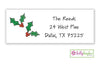 Holly Jolly address label - Kelly Hughes Designs