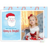 Jolly St Nick Holiday Card - Kelly Hughes Designs