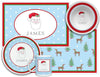 Jolly St. Nick Kids Dinnerware - Kelly Hughes Designs