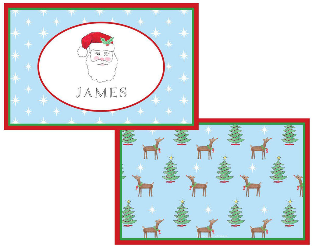 Jolly St Nick placemat - Kelly Hughes Designs
