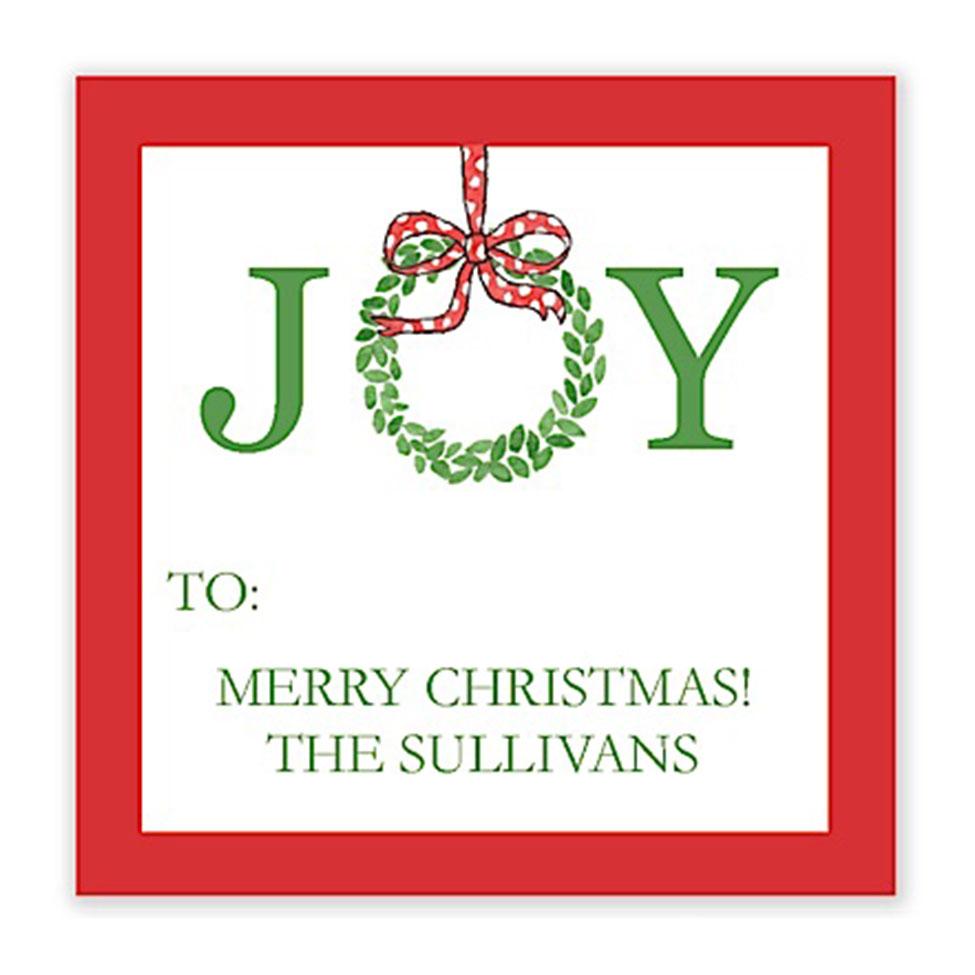 Joyful gift sticker - Kelly Hughes Designs
