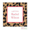 Leopard Gift Stickers - Kelly Hughes Designs