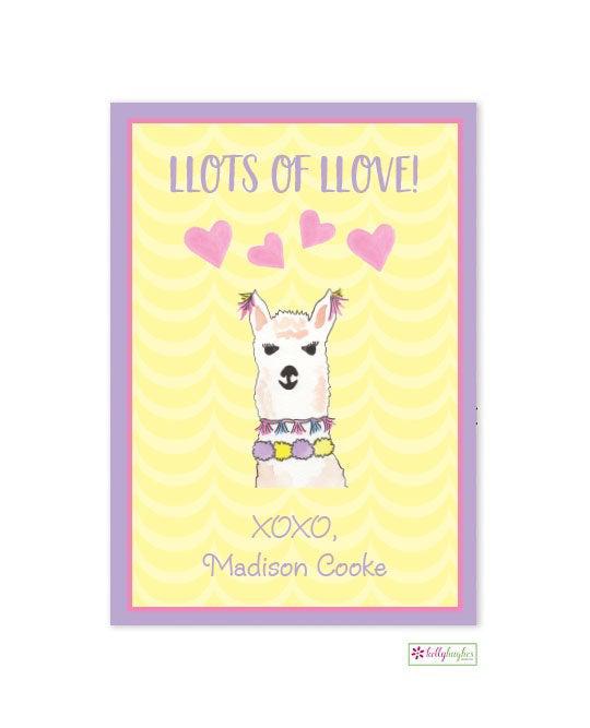 Llama Valentine - Kelly Hughes Designs