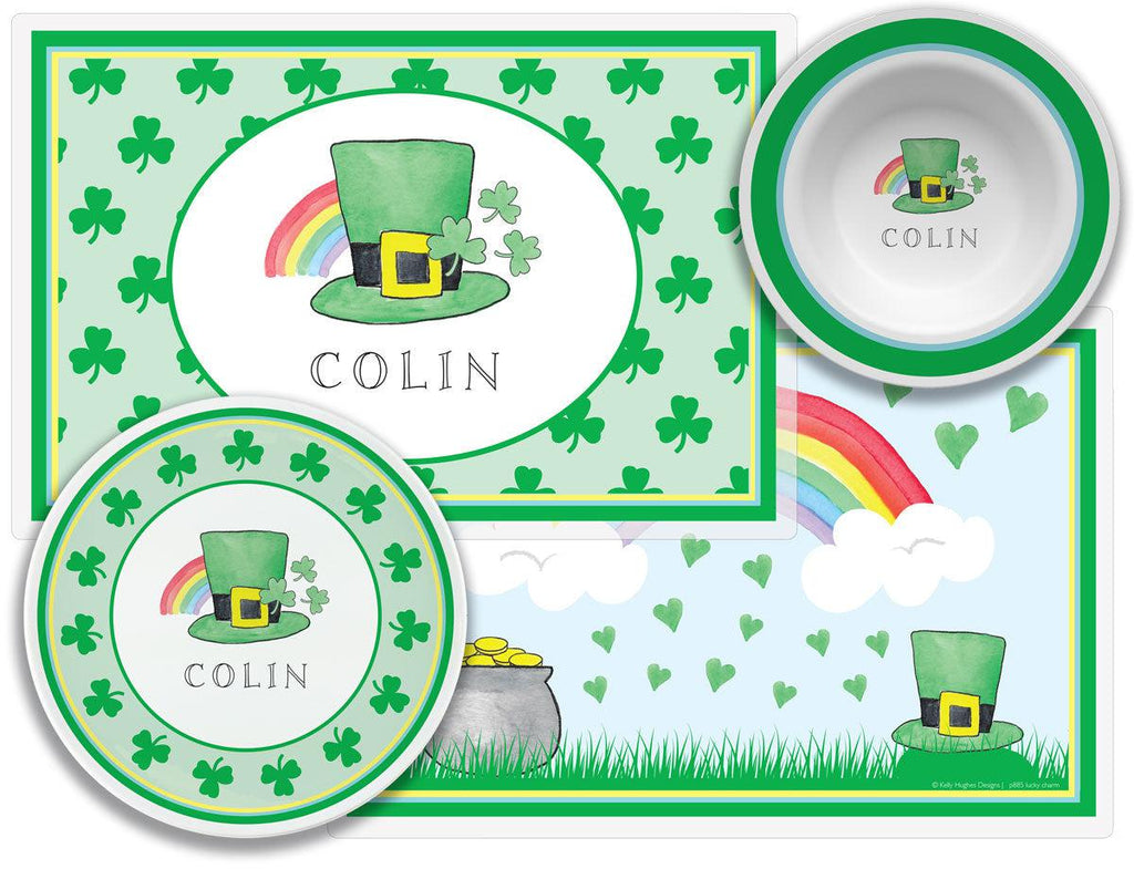 Lucky Charm Kids Dinnerware - Kelly Hughes Designs