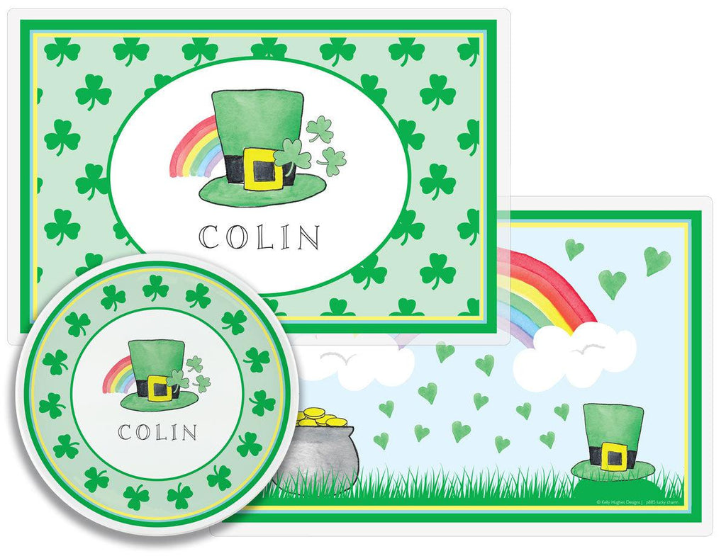 Lucky Charm Kids Dinnerware - Kelly Hughes Designs