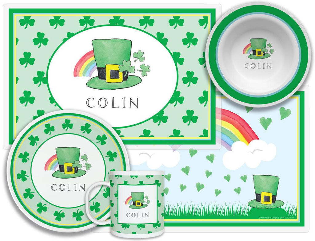 Lucky Charm Kids Dinnerware - Kelly Hughes Designs